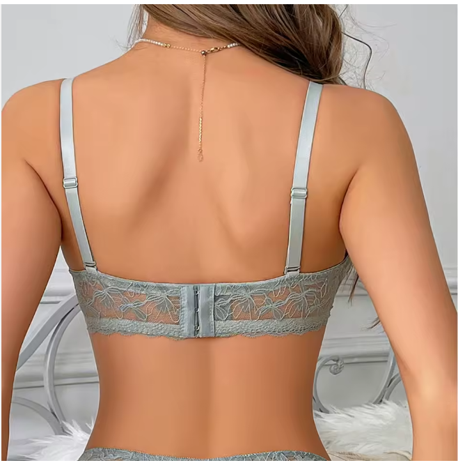 Ensemble de lingerie sexy froncé sur le haut